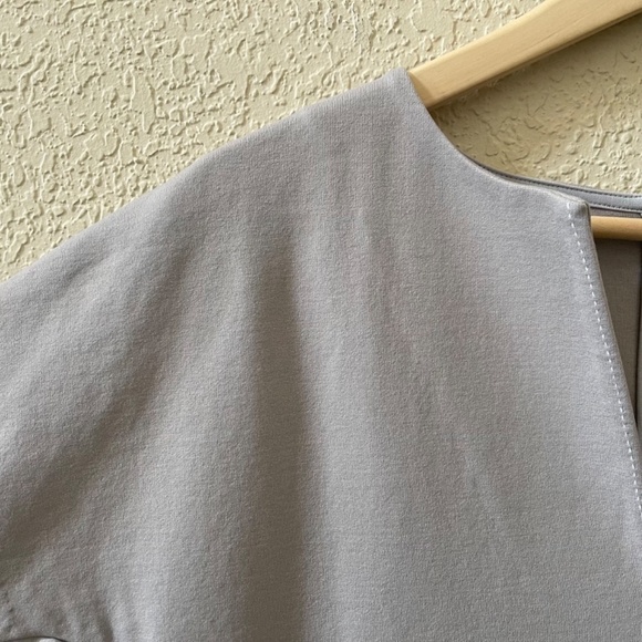 Winser London Dress Miracle Katherine Sheath Classic Work Office Minimal Gray 16 - Picture 7 of 11